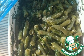 Острая стручковая фасоль под маринадом