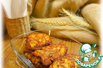 Оладьи куриные с тыквой и мацони