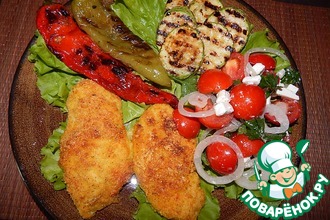 Запеченное куриное филе во вкусной панировке