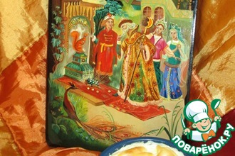 Кокосовый десерт с шоколадом и творожным сыром
