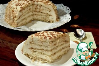 Торт с овсяными коржами