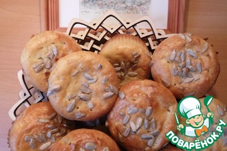 Французские закусочные кексы с козьим сыром и мятой