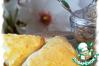 Цитрусовые сконы с апельсиновой глазурью