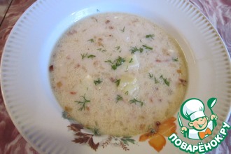Кулеш с сыром