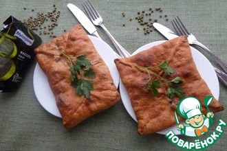 Пироги с машем и морской капустой