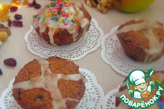 Гречневые мини-паски с сухофруктами