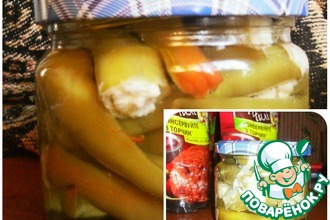 Маринованный перец халапеньо со сливочным сыром