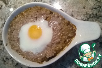Гречка, запеченная с мясом в соусе