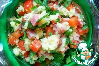 Салат из пшенной каши