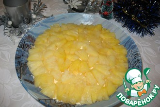 Салат "Курица с ананасами"
