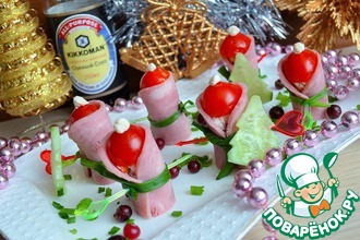 Закуска "Дедушки Морозы"