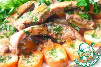 Жареная рыба по-бухарски