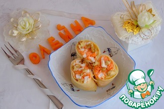 Морковная начинка для блинов