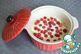 Десерт из рисовой каши с маскарпоне