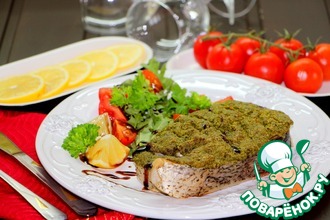 Стейк карпа под "ореховой" корочкой