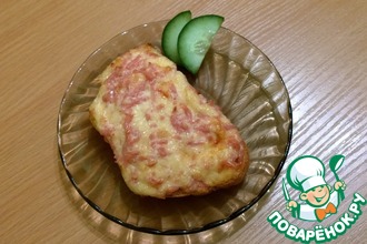 Бутерброды колбасно-сырные с чесноком