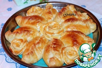 Сладкий пирог с грушей и мандарином