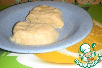 Рыбное суфле из кукурузной каши