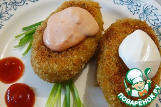 Котлеты из вареной индейки и картофеля "Фрайт"