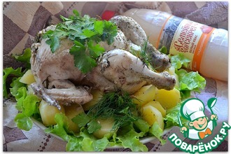 Курица в мультиварке на квасе