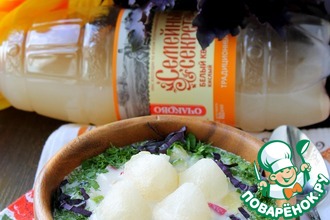Окрошка с таном и ледяным квасом