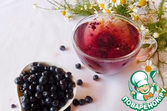 Черничная заготовка для чая на зиму