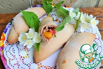 Шоколадные песочные рогалики