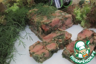 Закуска из соленой горбуши