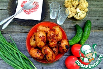 Пикантный картофель на гриле