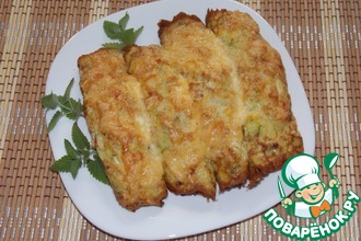 Запеченные рулетики из кабачков