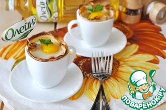 Блины с яичницей по-баскски
