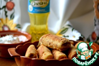 Блины с мясом "Для настоящих мужчин"