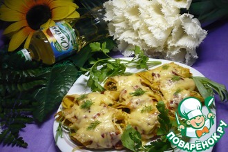 Блинчики с мясом праздничные