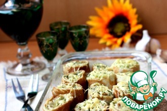 Блины с картофельно-капустной начинкой