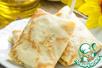 Блинчики с горохово-копченой начинкой