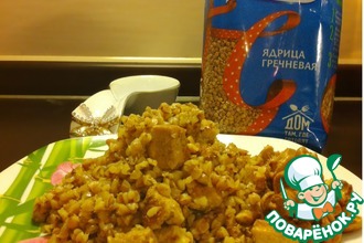 Пряная гречка со свининой