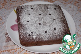 Постный шоколадный пирог