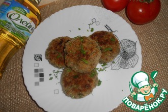 Гречневые котлеты с грибами