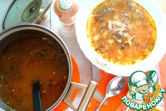 Суп с рыбными консервами