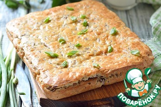 Мясной пирог с красным рисом