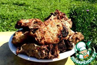 Шашлык из свиной корейки