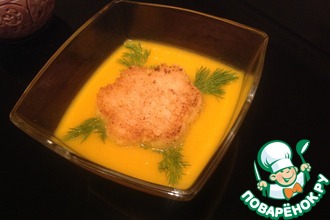 Морковный суп-пюре с яблоками