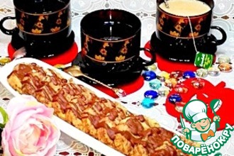 Рулет из пшена и варёной сгущёнки