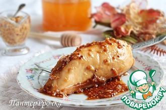 Курица под медово-горчичным соусом