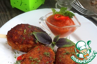 Гречаники по-львовски с начинкой на палочке