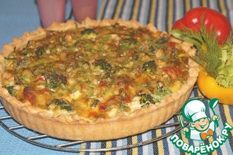 Киш "Овощная грядка"