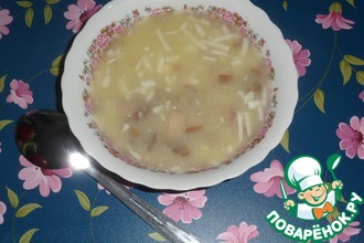 Грибной суп-пюре