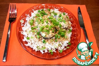 Котлеты в горчично-сметанном соусе