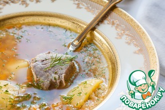 Фасолевый суп с мясом