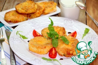 Картофельные биточки с сыром и зеленью
